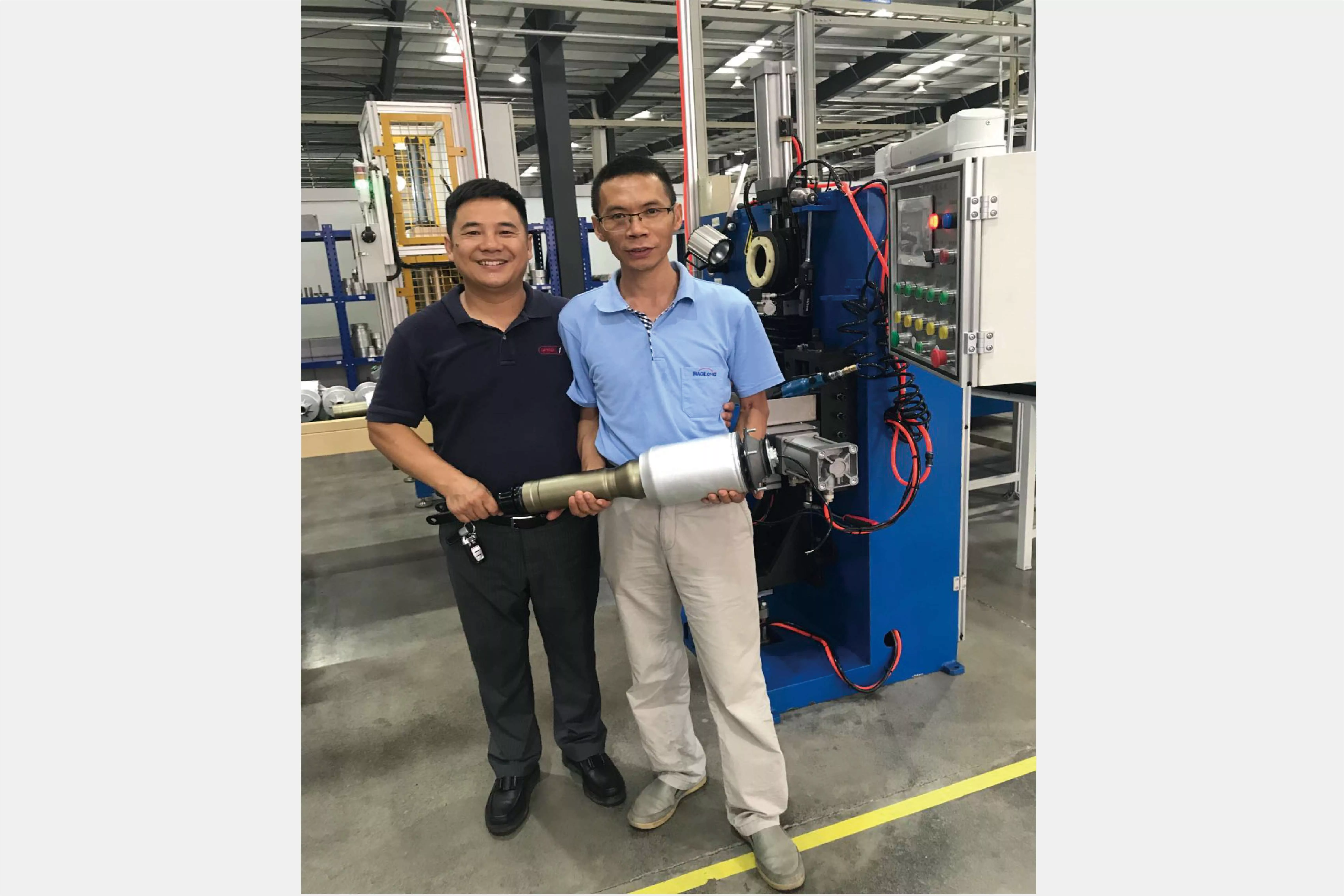 On September 9,2018.The third generation of electronically controlled air shock absorber was successfully developed